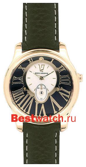 Часы Paco Rabanne Gent Leather Round PRH936_1BU